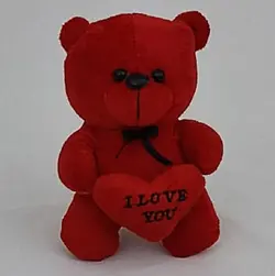 عروسک مدل خرس عاشق ارتفاع 20 سانتی متر