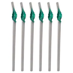 نی نوشیدنی طرح برگ کد 44 بسته 6 عددی