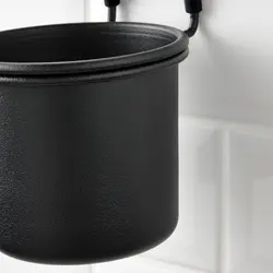 سطل آویز ایکیا مشکی مدل HULTARP