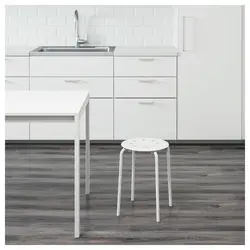 چهارپایه ایکیا سفید مدل MARIUS