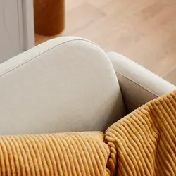 مبل دونفره ایکیا بژ مدل LINANAS