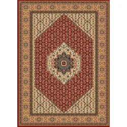 فرش گبه 700 شانه کد 118 زمینه لاکی (غیربرجسته)