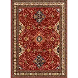 فرش گبه 700 شانه کد 115 زمینه لاکی (غیربرجسته)