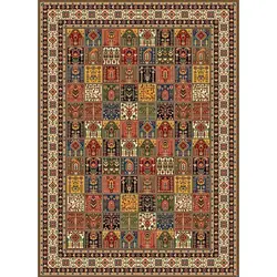 فرش گبه 700 شانه کد 113 زمینه بژ (غیربرجسته)