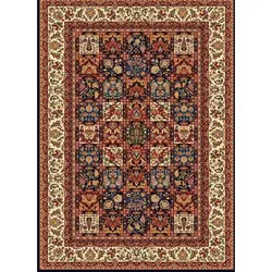 فرش گبه 700 شانه کد 110 زمینه سورمه ای (غیربرجسته)