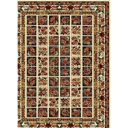 فرش گبه 700 شانه کد 109 زمینه کرم (غیربرجسته)