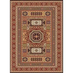 فرش گبه 700 شانه کد 107 زمینه سورمه ای (غیربرجسته)