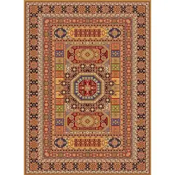 فرش گبه 700 شانه کد 107 زمینه بژ (غیربرجسته)