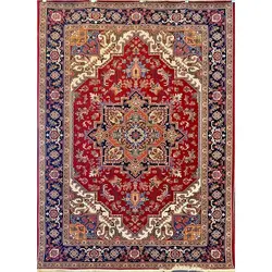 فرش گبه 700 شانه کد 101 زمینه لاکی (غیربرجسته)