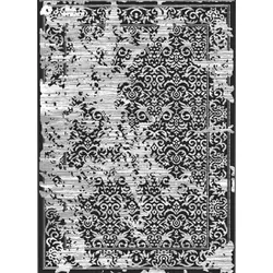گلیم ماشینی کاشان کد 106 زمینه طوسی (غیربرجسته)