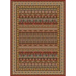 فرش مهدیان گبه 700 شانه کد 116 زمینه لاکی (غیربرجسته)