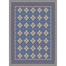 گلیم ماشینی تابش کاشان طرح آذر زمینه فیلی (غیربرجسته)