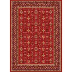 فرش یزدانا گبه کد 50456 زمینه لاکی (غیربرجسته)