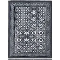 گلیم ماشینی طرح آریا زمینه طوسی (غیربرجسته)
