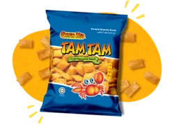 چیپس خرچنگ 10 گرم | Snek ku tam tam