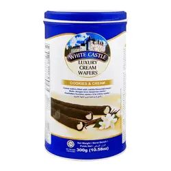 شوکورول وایت کسل وانیل (کلوچه و خامه) 300 گرم | White castle cookies & cream