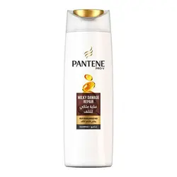 شامپو پنتن 400 میل حاوی ویتامین B5 با خواص شیر مناسب برای ترمیم و تقویت موی سر | Pantene Milky damage repair shampoo