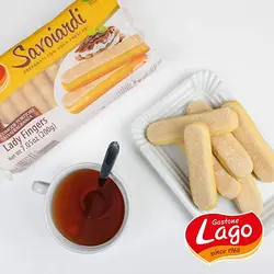 بیسکویت تیرامیسو لیدی فینگر لاگو 200 گرم Lago Tiramisu Lady Fingers