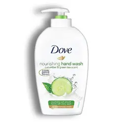 مایع دست کرمی داو 250 میل رایحه خیار و چای سبز – Dove Hand wash cucumber & green tea scent