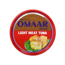 کنسرو تن ماهی عمر 185 گرم | Omaar solid light meat tuna