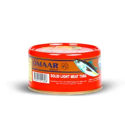 کنسرو تن ماهی عمر 185 گرم | Omaar solid light meat tuna