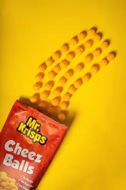پفک مستر کریسپ پنیری 80 گرم | MR.krisps cheezo balls