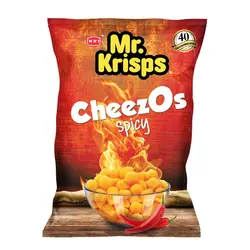 پفک مستر کریسپ تند پنیری 80 گرم | MR.krisps cheezo spicy