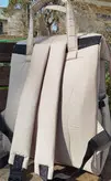 کیف لوازم نوزاد طرح حبابی کرمی ارسال رایگان