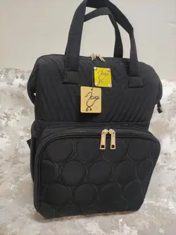 ساک و کیف لوازم نوزاد طرح حبابی مشکی ارسال رایگان