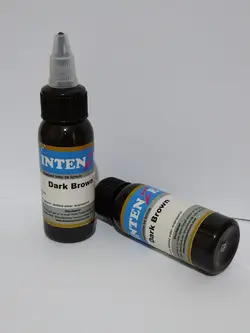 رنگ تمرین تاتو اینتنز 30 میل درجه 1 ( دارک براون)