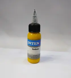 رنگ تمرین تاتو اینتنز 30 میل درجه 1 ( زرد )