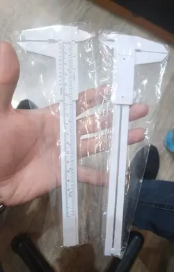 کولیس پلاستیکی تاتو 15 سانتیمتری