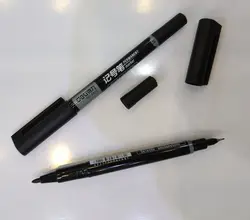 ماژیک طراحی تاتو مشکی 2 سر