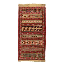 گلیم ورنی دستبافت نیم متری کد 4010860 | گره کارپت