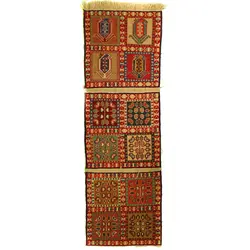 گلیم دستبافت یک متری مدل ورنی کد 410143 کد 410143 | گره کارپت