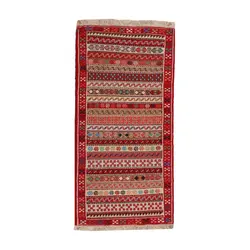 گلیم دستباف نیم متری مدل ورنی کد 4010710 | گره کارپت