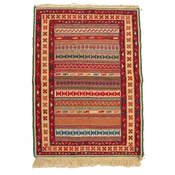 گلیم دستبافت نیم متری مدل ورنی کد 4030407 کد 4030407 | گره کارپت