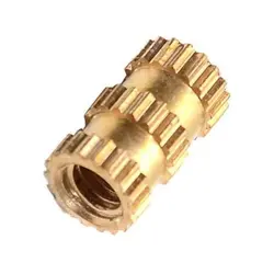 مهره برنجی آجدار M3 بلند 0.1mm