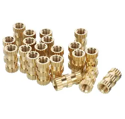 مهره برنجی آجدار M3 بلند 0.1mm