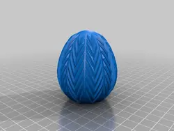 مدل سه بعدی تخم مرغی (STL)