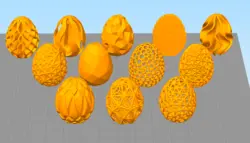 مدل سه بعدی تخم مرغی کد 2 (STL)