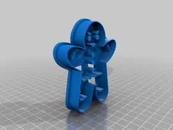 مدل سه بعدی کاتر کیک آدمک (STL)