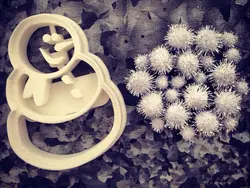 مدل سه بعدی کاتر کیک آدم برفی(STL)