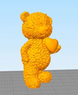 مدل سه بعدی خرس ولنتاین (STL)