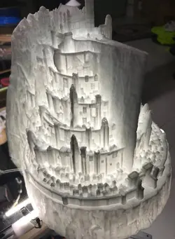 مدل سه بعدی ماکت قصر ارباب حلقه ها Minas tirith (STL)