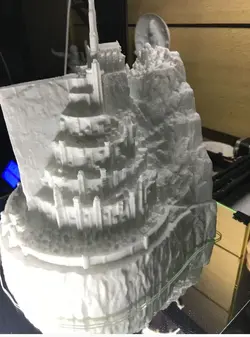 مدل سه بعدی ماکت قصر ارباب حلقه ها Minas tirith (STL)