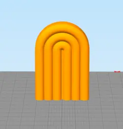 مدل سه بعدی شمع رنگین کمانی(STL)