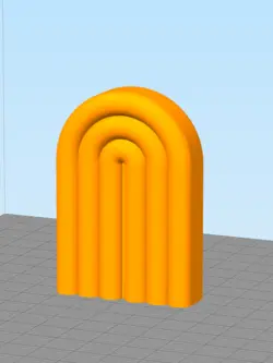 مدل سه بعدی شمع رنگین کمانی(STL)