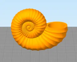 مدل سه بعدی دوکاره پایه شمع و وارمر حلزون (stl)