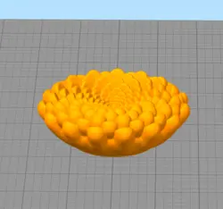 مدل سه بعدی گل داوودی (STL)